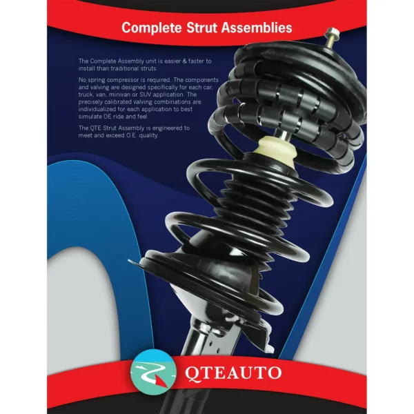 Set Front Quick Complete Strut-Coil Spring-Rear Shock For 2018-2021 GMC Terrain — изображение 2
