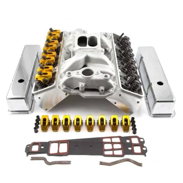 Speedmaster PCE435.1003 Fits Chevy SBC 350 Angle Plug Hyd Roller Cylinder Head Top End Engine Combo Kit — изображение 2