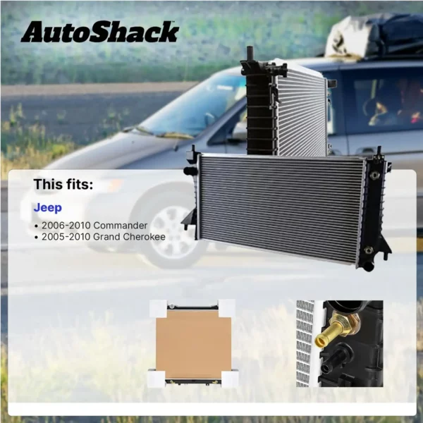 AutoShack Radiator for 2005-2010 Jeep Grand Cherokee 2006-2010 — изображение 2
