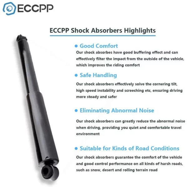 Shock Absorbers for Nissan,ECCPP Front Rear Shock Absorbers — изображение 3